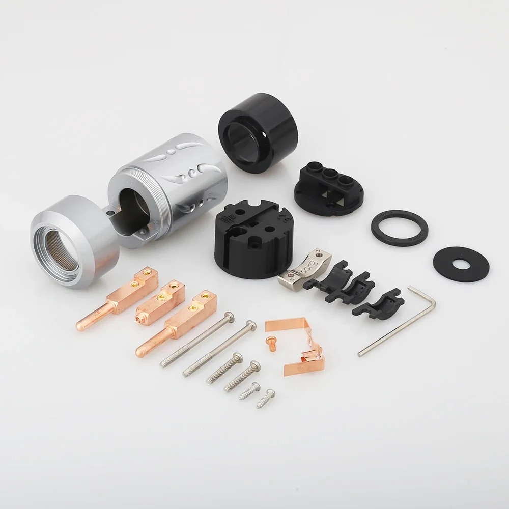 Viborg X 1 пара из чистого меди, алюминиевый сплав, 20 мм, версия ЕС schuko, разъем кабеля питания, удлинитель, вилка питания