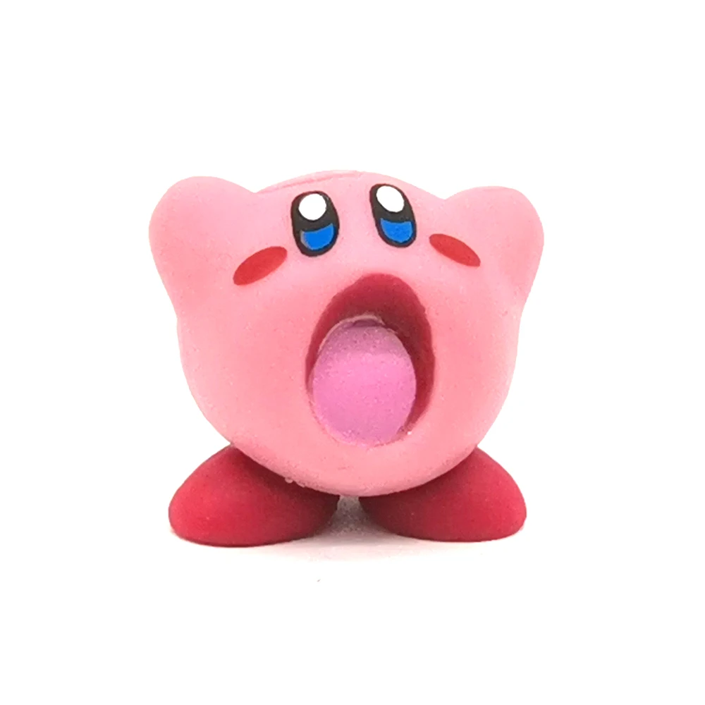 Game Kirby Pile Up Figure Mini Ornament Dolls Cute Cartoon Figurine Stackable Children Educational Toys Gifts