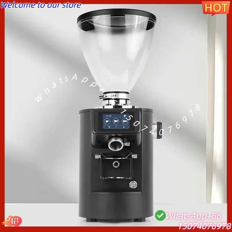 2026 Multi-functional Commercial Coffee Grinder Setting 2000ml Large Capacity Electric Grinder for Espresso Hand Drip Brewing