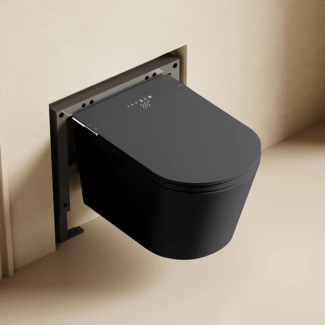 S030 Modern Design Water Closet Easy Cleaning Intelligent Bathroom Ceramic Wall Hung Smart Toilet