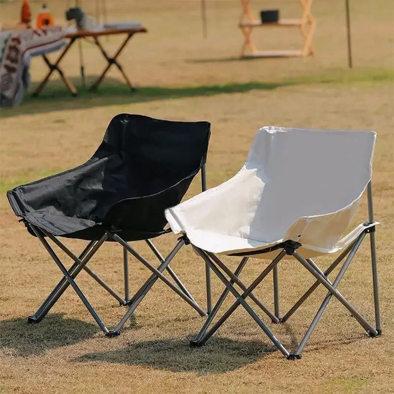 

-Hot Selling Portable Backrest Comfortable Folding Beach Moon Chairs For Travel Camping Fishing Outdoor Folding Chair