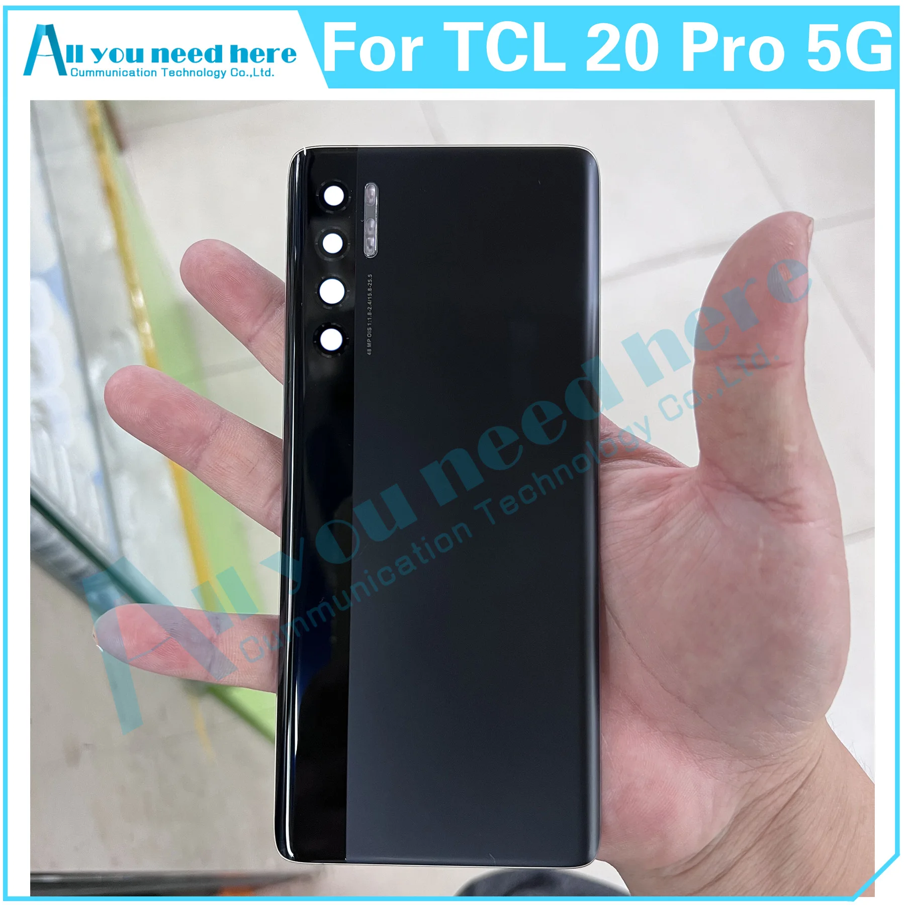 For TCL 20 Pro 5G T810 T810H 20Pro Battery Back Case Cover Rear Lid Housing Door Repair Parts Replacement