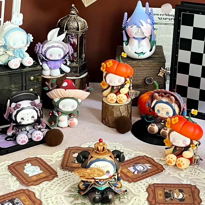 

В наличии оригинальная Lucky Emma Secret Forest для серии благовоний, слепая коробка, кавайные игрушки, загадочная коробка, аниме-фигурка, декор, подарок