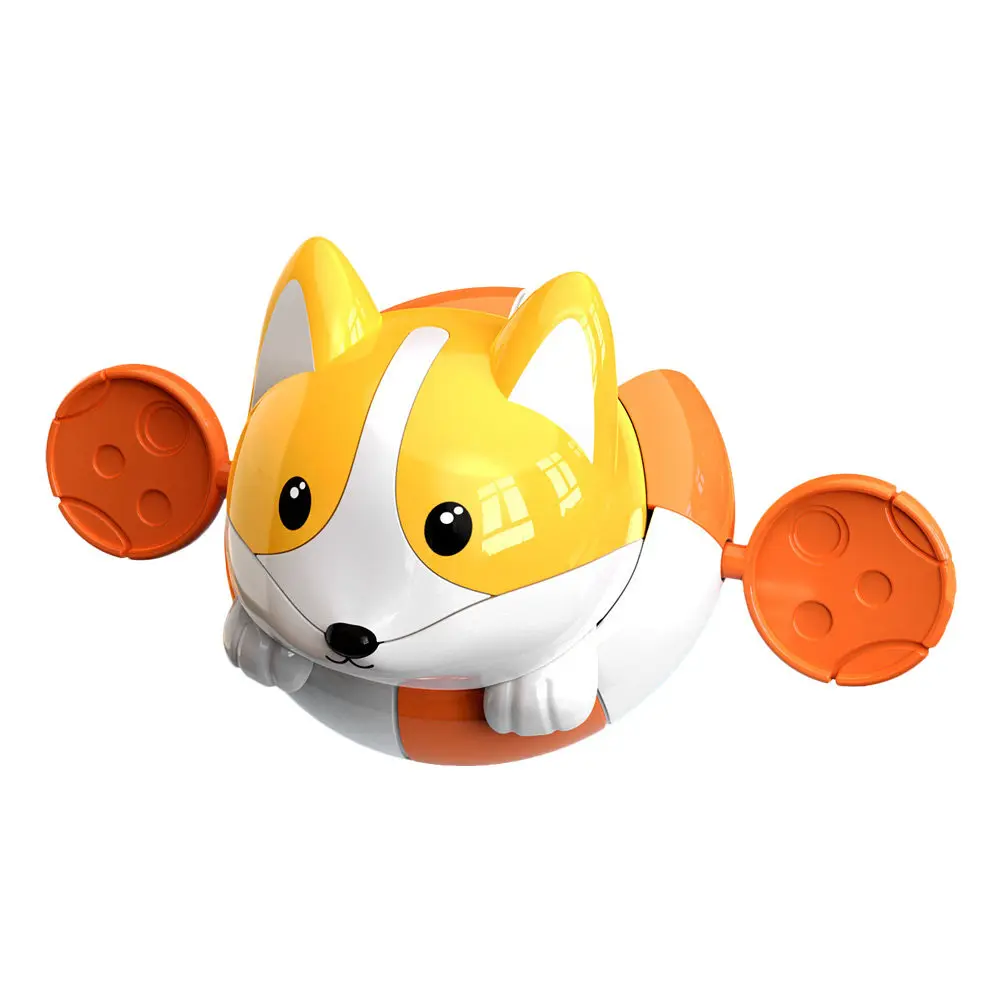 Premium Corgi Dog Shape Bath Plaything for Babies Sturdy Smooth Surface No Burrs Lightweight Easy Grip Bathtub Pool Water Play