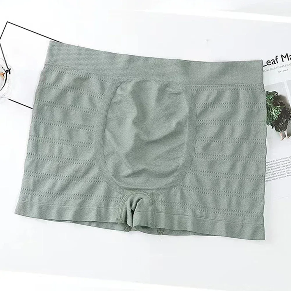 

66-70cm Mens Boxershorts Elasticity Middle Waist Boxers Cotton 5 Spandex Material Available In Multiple Colors