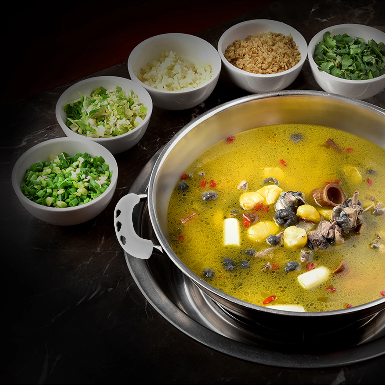 

10Pcs Pot Handle Covers Plastic Non-Slip Anti-Scalding Handle Sleeves for Frying Pans Cookware Kitchen Use Plastic Pot Holders