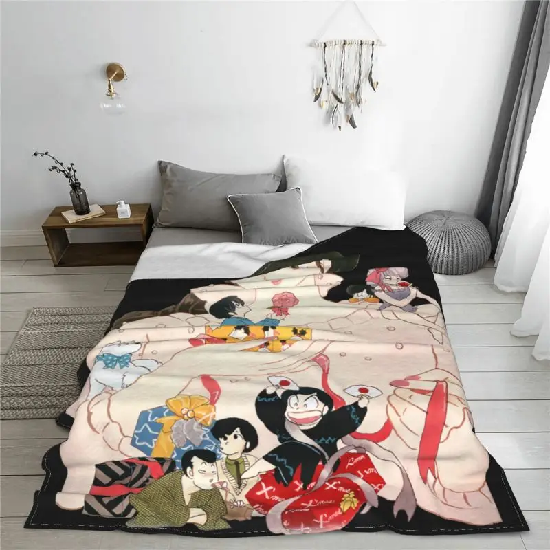 Tributo Maison Ikkoku Cara Dolce Kyoko Cartone Blanket Soft Bedding All Season Couch Blanket Home Decotation