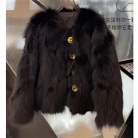 New Autumn Winter 2025 Loose Be All-match Faux Fur Casual Jacket Fashion Women's Coat Comfortable Temperament Ladies Outerwear 2