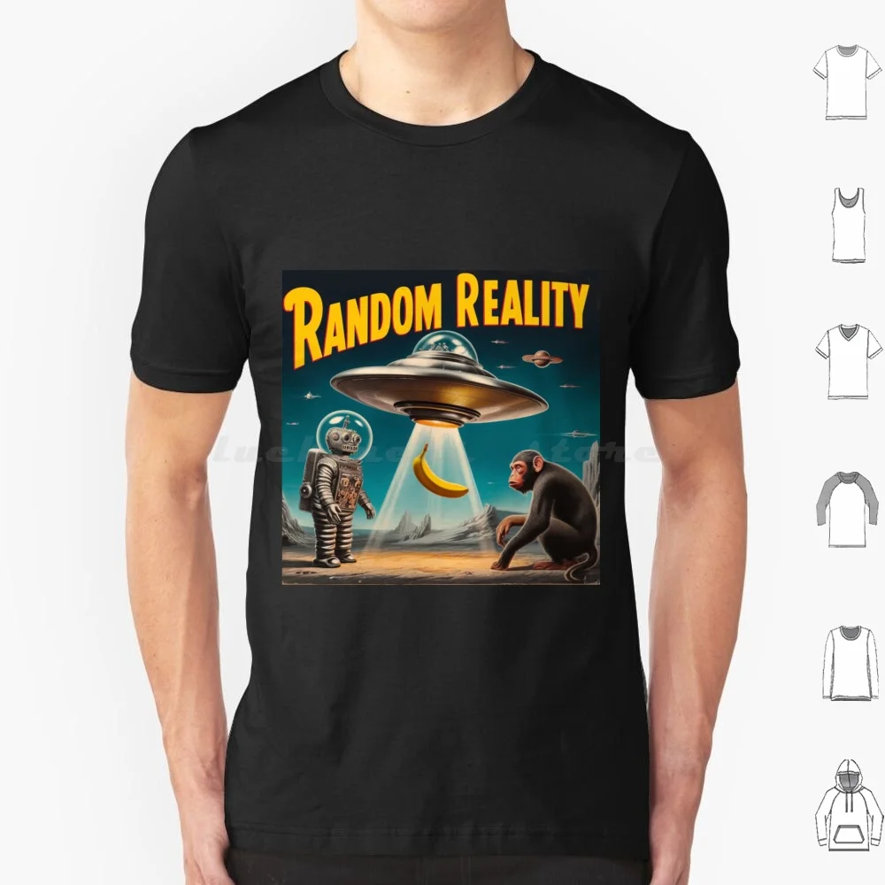 Random Reality-Banana Abduction T Shirt Men Women Kids 6xl Humor Science Fiction Random Reality Banana Fruit Ufo Flying Saucer