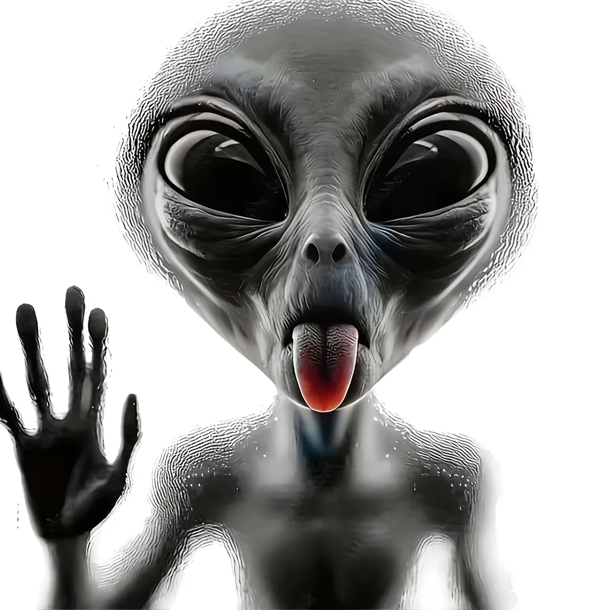 

1pc Alien Vinyl Sticker,Irregular Shape Self-Adhesive Decal for Car, Laptop, Window, Wall & Party Decoration