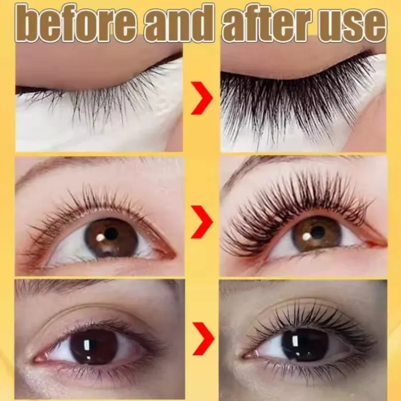 Fast Eyelash Growth Serum 7 Days Natural Eyelash Enhancer Longer Fuller Thicker Curling Lash Treatment Eye Care Products Makeup