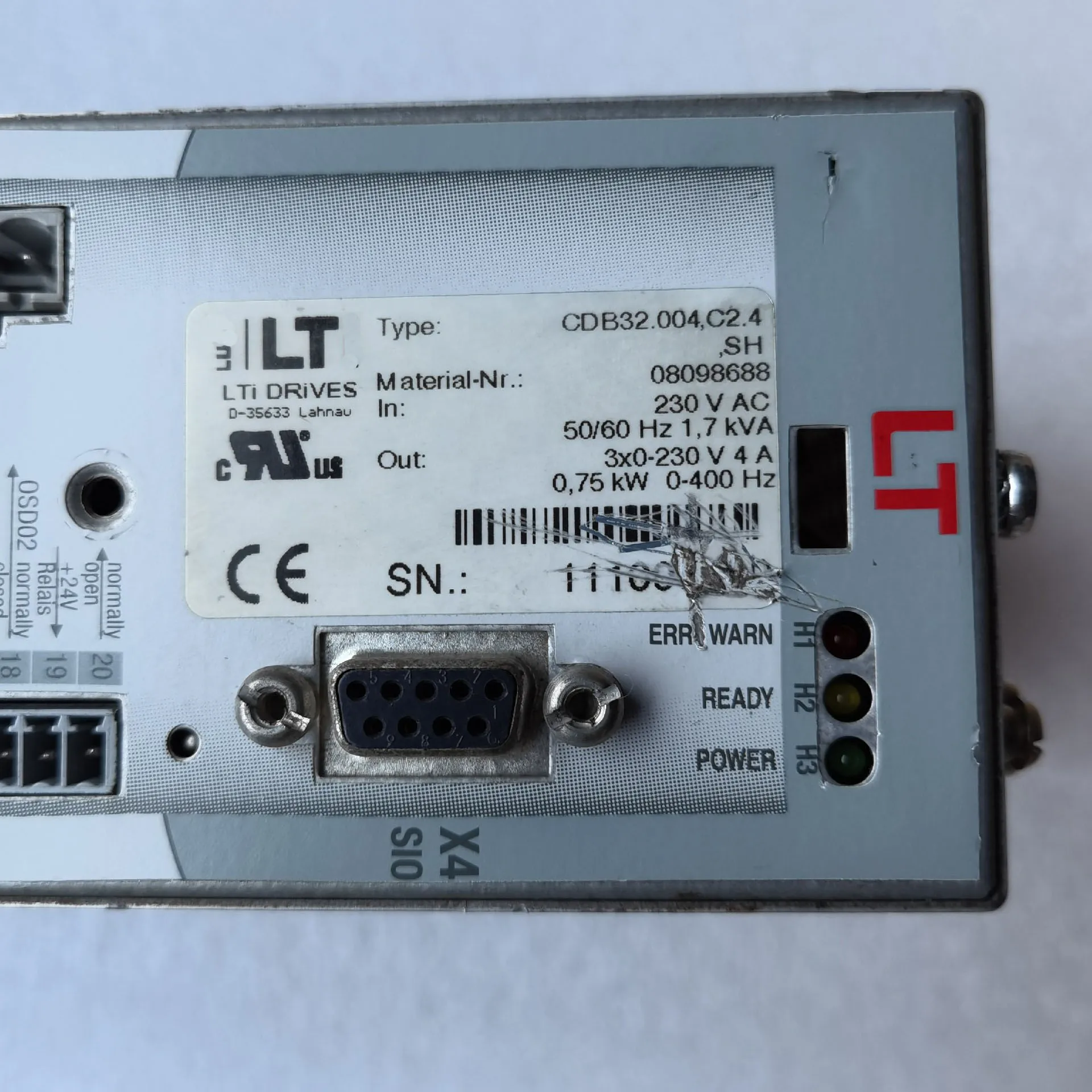 محرك سيرفو CDB32.004.C2.4.SH لـ LUST CDB32.004.C2.4.SH