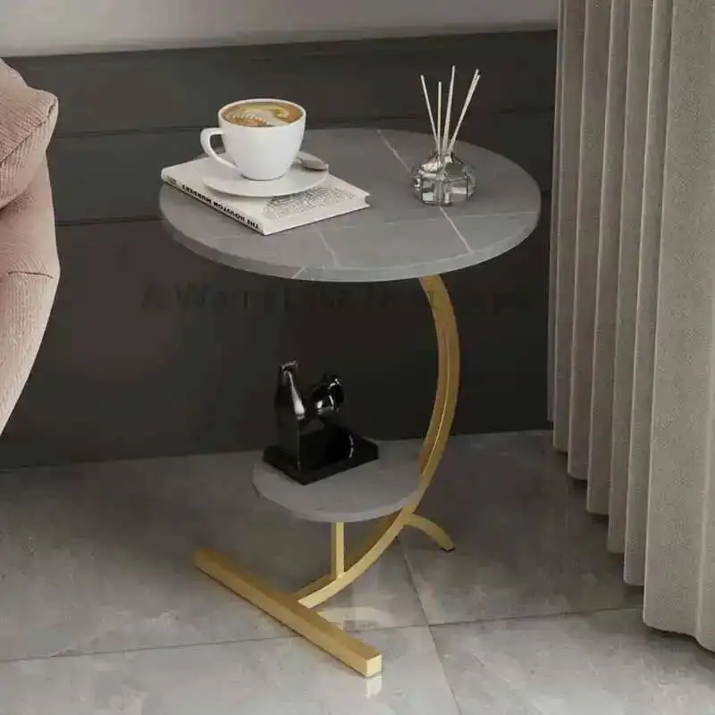 

Bed Side Table Sofa White Round Coffee Minimalist Entrance Floor Table Modern Salon Juegos De Comedor Living Room Furniture