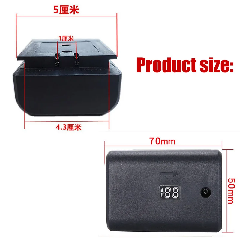 2400mAh Chargeable Laser Level Battery Digital display  for 8/12/16 Lines Leveling Tool Magnetic attraction