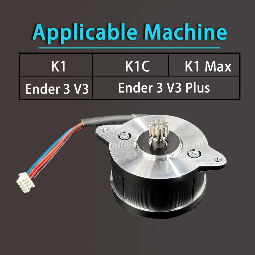 K1 Extruder Stappenmotor met 12 Tanden Gear voor Creality K1, K1C, K1 Max, Ender 3 V3, Ender 3 V3 Plus 3D Printer Accessoires