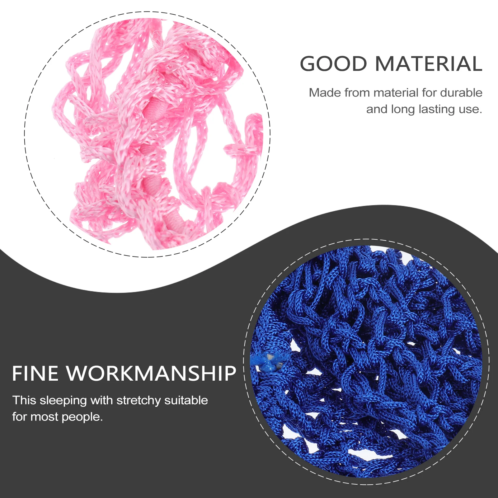 

2 Pcs Mesh Crochet Net for Hair Cover Sleeping Hat Girl Hats Women to Protect