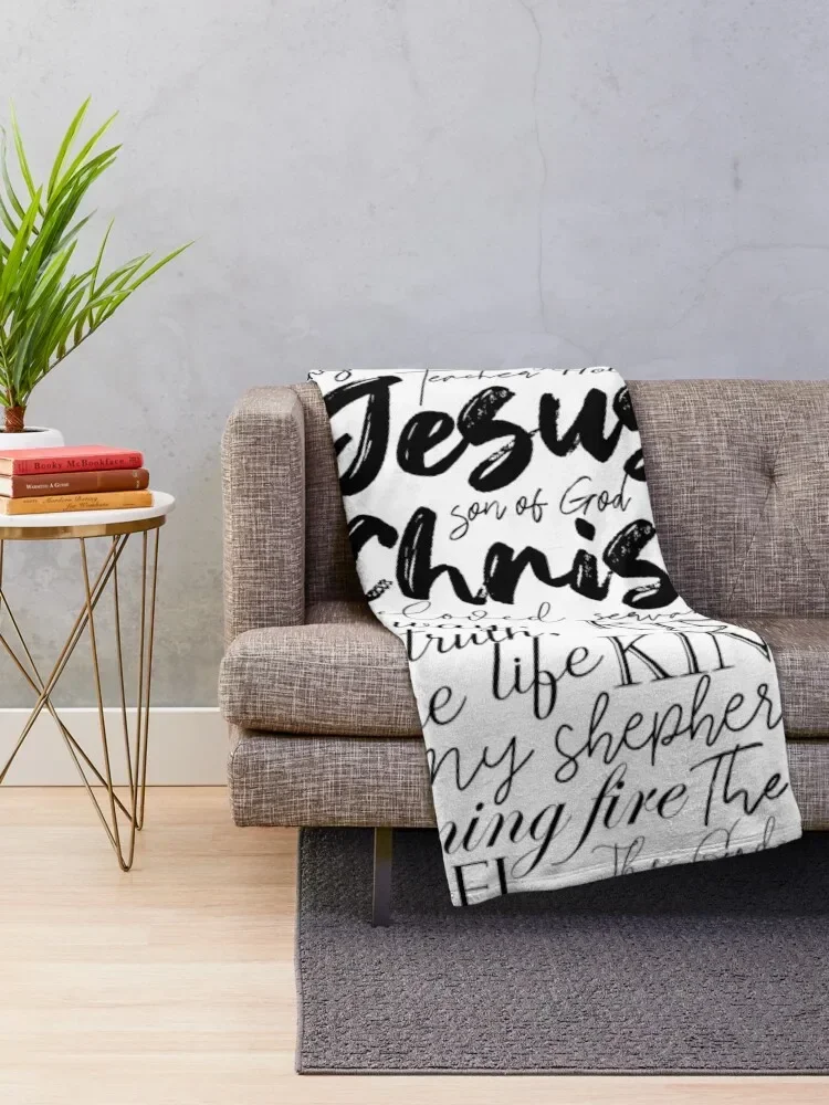 The Names of God Throw Blanket Luxury St Softest Travel Soft Blankets