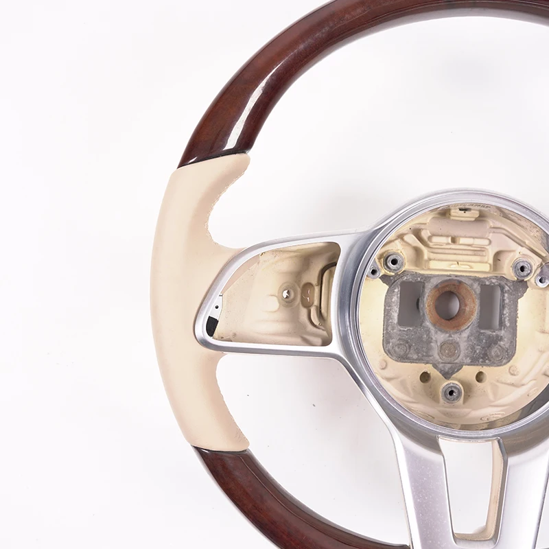 مناسبة لتعديل ترقية عجلة القيادة الدائرية البيضاء موديل مرسيدس بنز، التخصيص الشخصي.