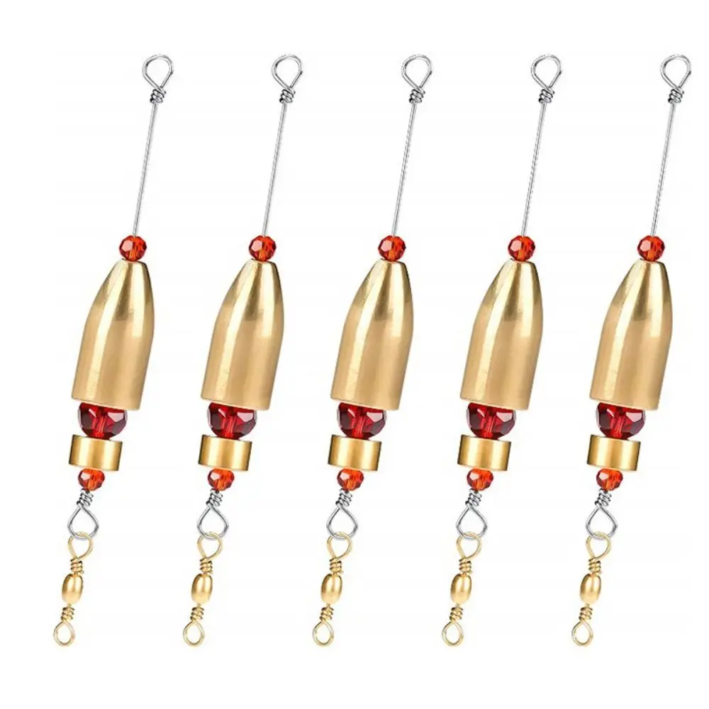 2pcs 14g 21g 28g Fishing Copper Fall Tear Drop Additional Weight Sinker Shot Weights Quick Release Casting Hook Connector