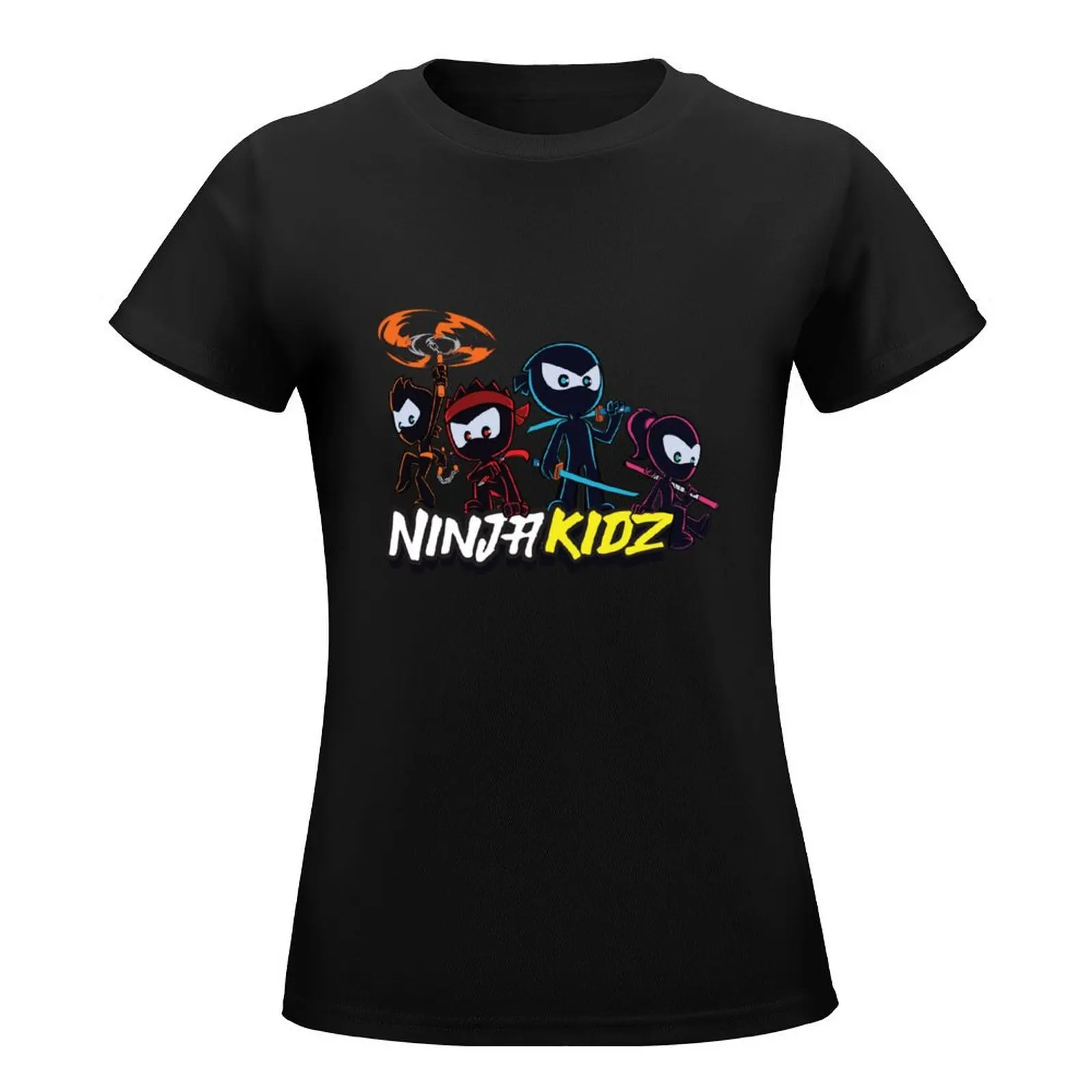 ninja kidz T-Shirt korean fashion animal print plus size tops clothes for Women