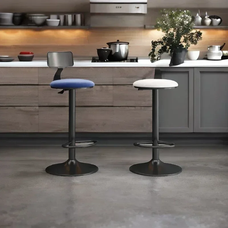 

Регулируемые барные стулья для кафе, удобные современные поворотные барные стулья, кафетерий, высокая стойка, Sillas De Bar, кухонная мебель