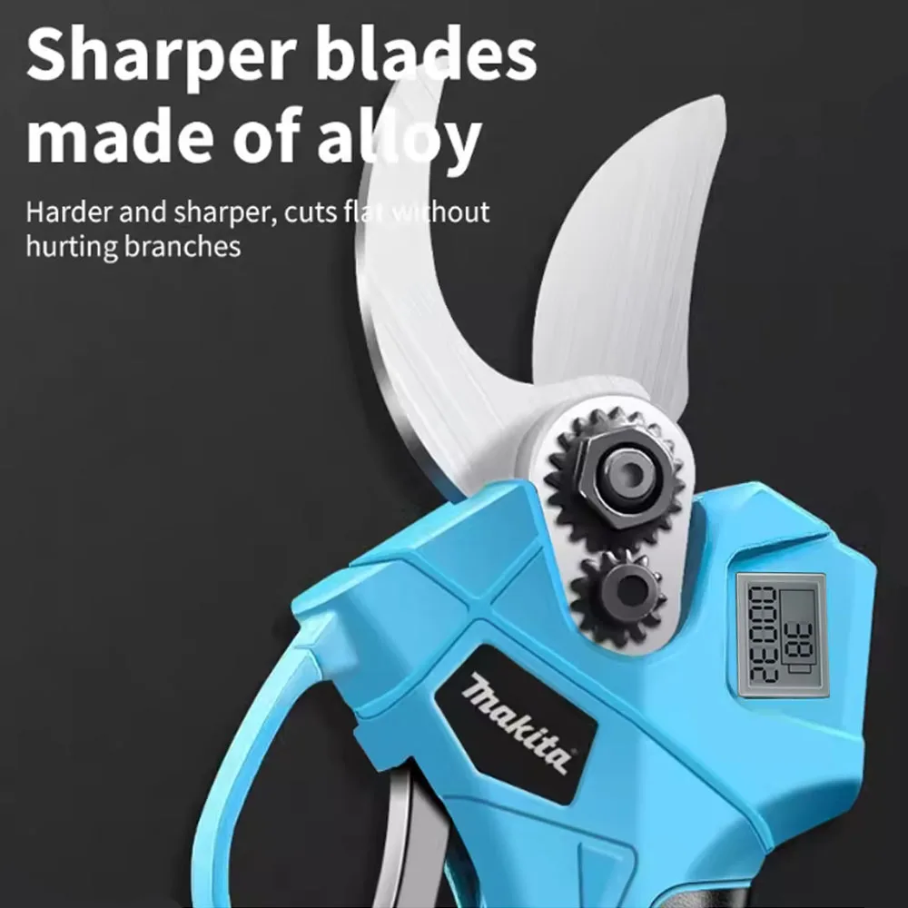 100% Genuine Makita 18V Cordless Electric Pruning Scissors for Fast Orchard Garden Trimming,Lithium Battery Power Tool