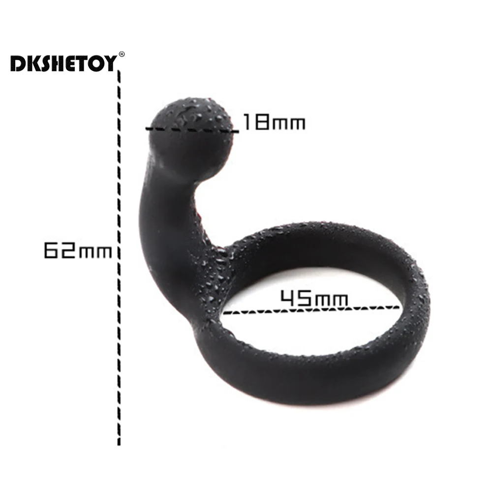 Prostate Massage Penis Ring Sex Toys for Men Delay Ejaculation Long Lasting Sperm cockrings Silicone sleeve cock for adults 18+