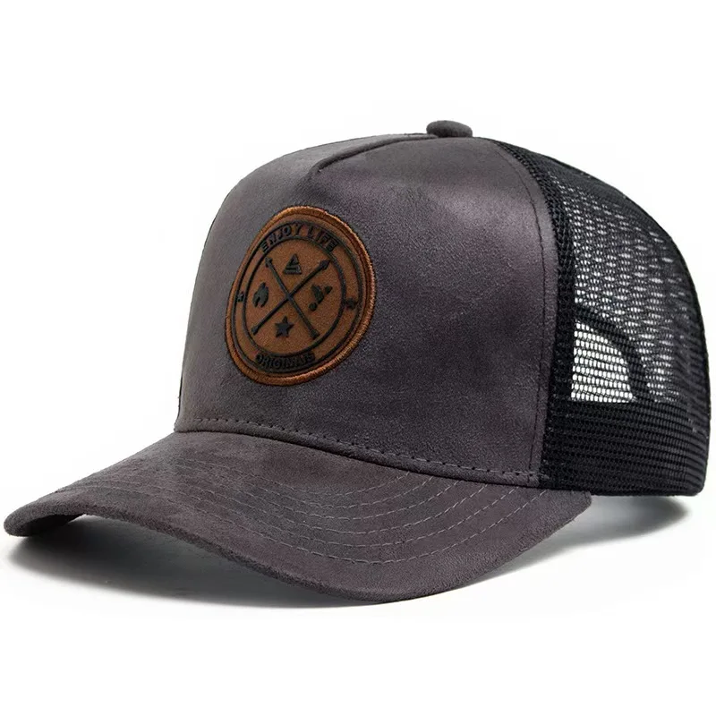 Neue Sommer Mesh Baseball Cap Frauen Männer Brief Patch Snapback Hut Casual Atmungsaktive Unisex Straße Hip Hop Trucker Caps – Detail 9