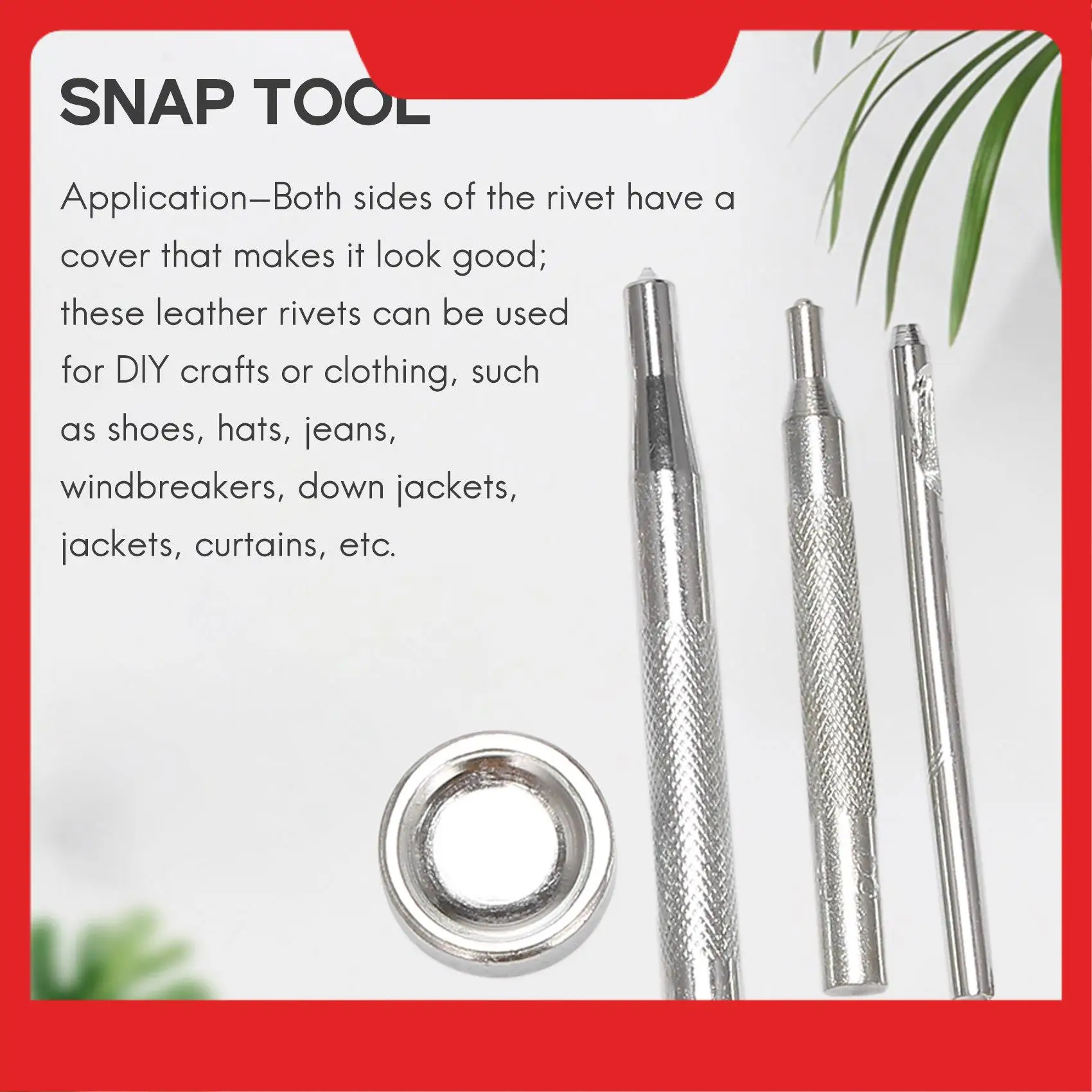 A32HOT-72Pcs 15MM Stainless Steel Fastener Snap Press Stud Button For Marine Boat Canvas With Punching Set Tool Kit Silver