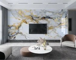 Beibehang papel de parede พื้นหลังทีวีที่ทันสมัยที่กำหนดเองรูปแบบหินอ่อนใหม่สติกเกอร์ติดผนังความรู้สึกสูงวอลล์เปเปอร์ห้องนั่งเล่น