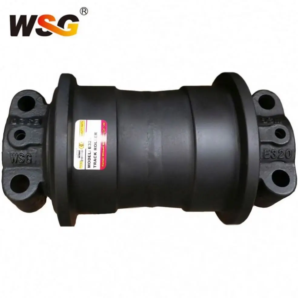 50Mn PC60 Heavy Duty Flange Roller Track Wheels For Komatsu