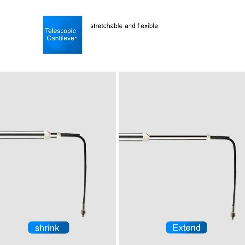 Automatic telescopic high-pressure car wash cantilever 360 degrees telescopic stainless steel swing arm auto repair equipment