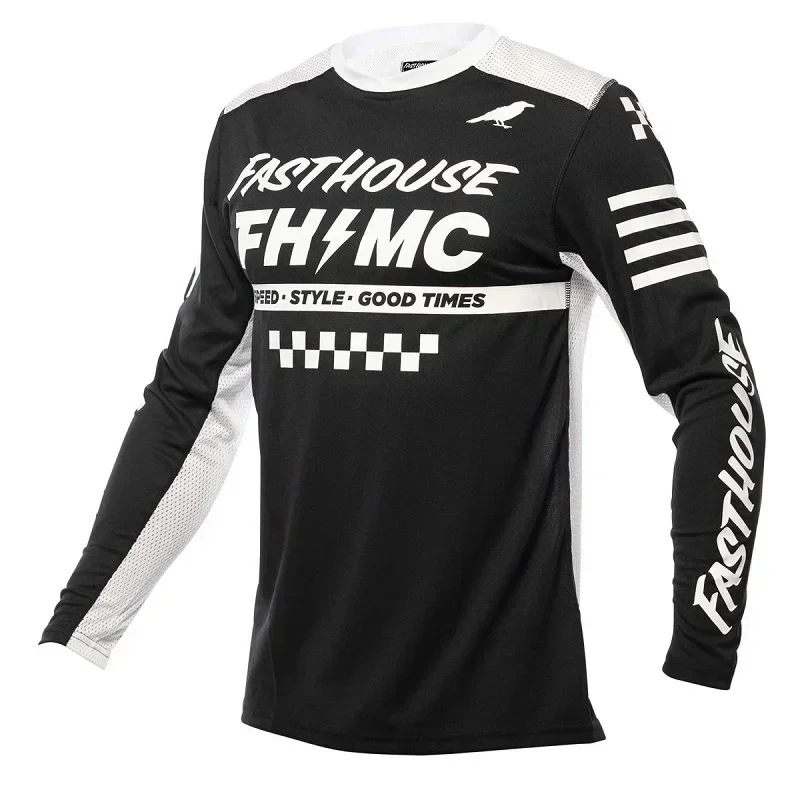 New men\'s Motocross long sleeves Jersey Mountain Downhill Bicycle Sportwear Clothing