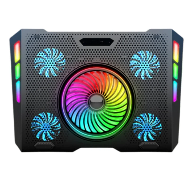 Upgrade Laptop Radiator Base Water Cooling Mute Laptop Cooling Exhaust Fan Aluminum Alloy Quiet Low Noise, Strong