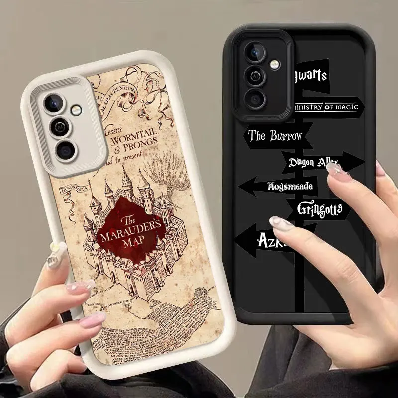 Potters Wand Harries Phone Case For Samsung Note 20 Ultra A03 Core A04 A05 S A01 A06 A20 A30 A50 M12 M13 M15 M34 5G M51