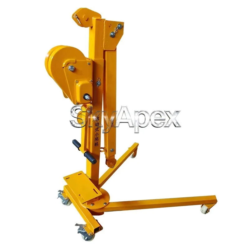 

Mobile Electric Hoist 300kg 500kg Household Small Crane Indoor Outdoor Mini Lifting Machine for Home Garage Workshop Cargo Lift