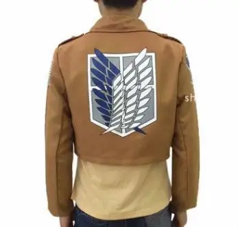 

Attack On Titan Survey Corps/Corporal/Levi Cosplay Costume Eren's Coat Cosplay Outfit