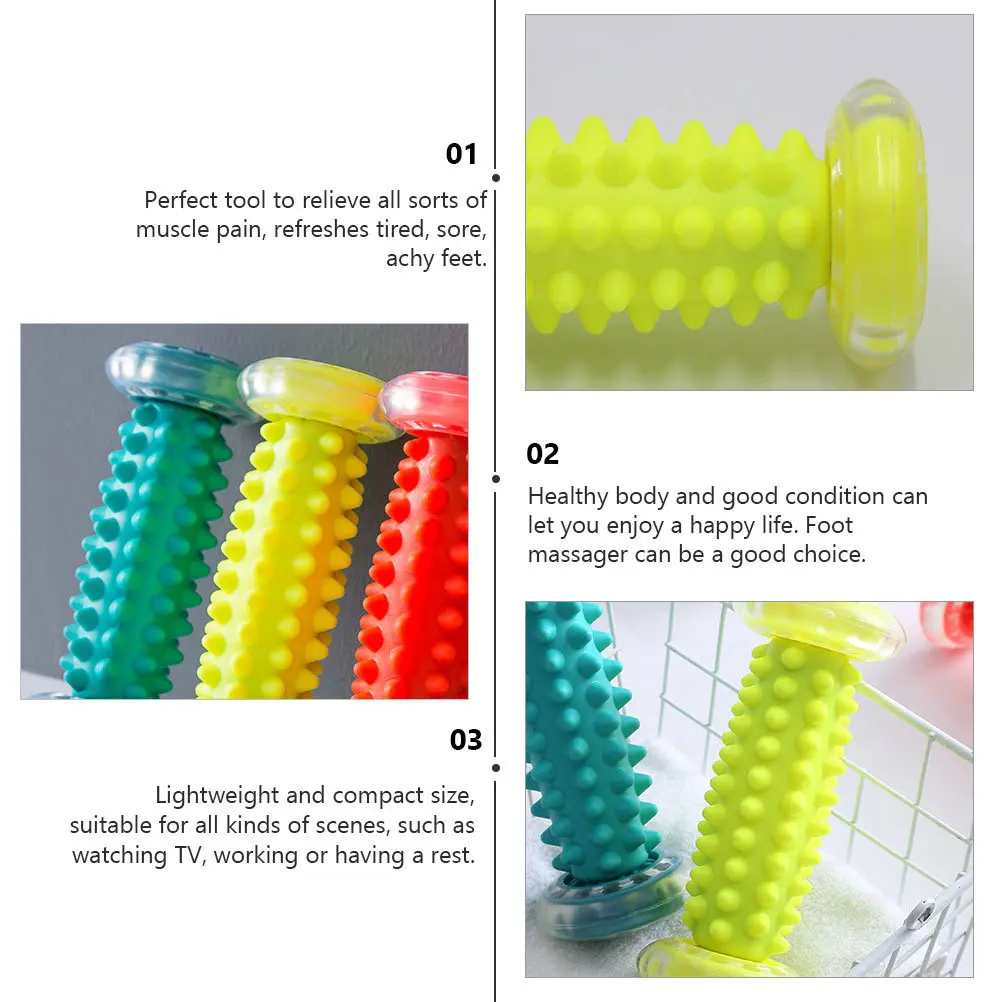 

Rolling Wheel Foot Massager for Soothing Compact Foot Roller for Daily Use At Home Work Or While Watching