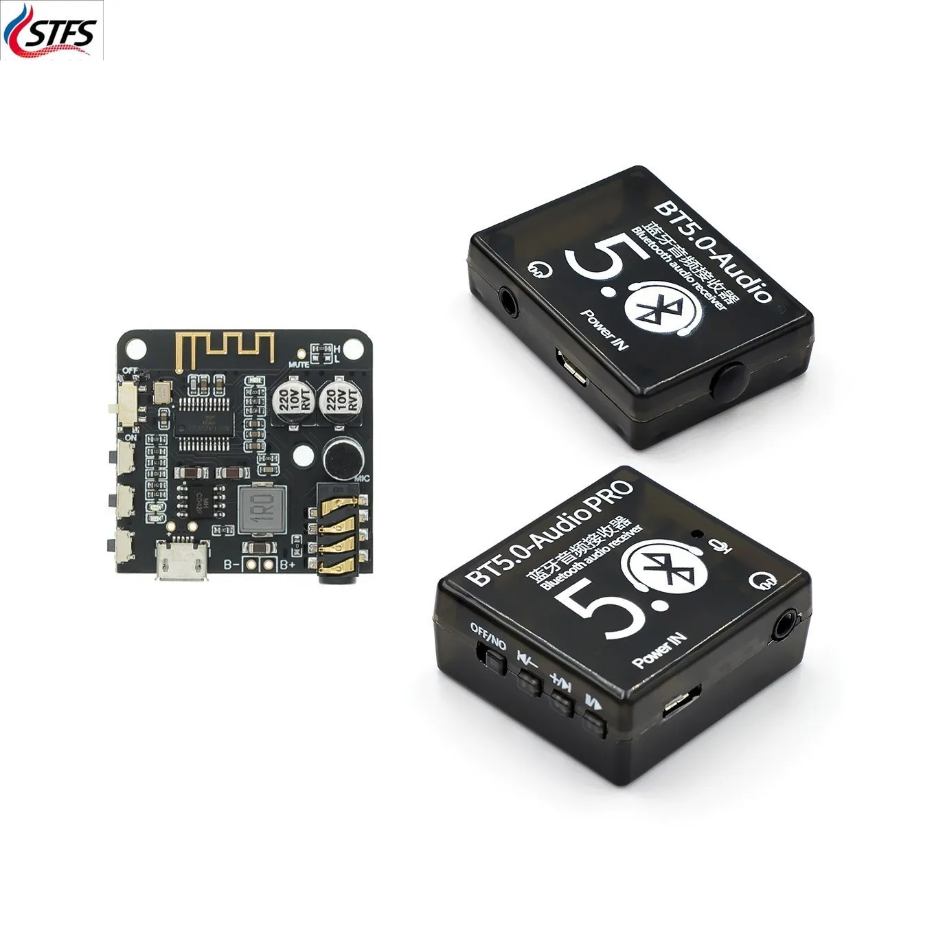 For Bluetooth 5.0 Decoder Board Audio Receiver BT5.0 PRO MP3 Lossless Player Wireless Stereo Music Amplifier Module With Case