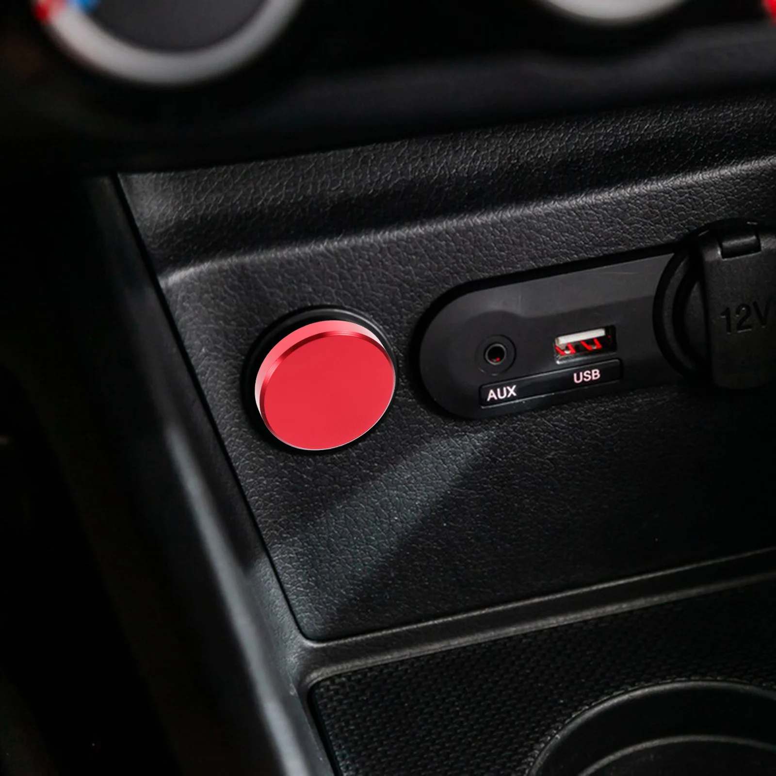 

4pcs Cigarette Lighter Plug Cap Dust Cover Car Socket Protector Replacement Cover For Automotive Accessories Aluminum Design