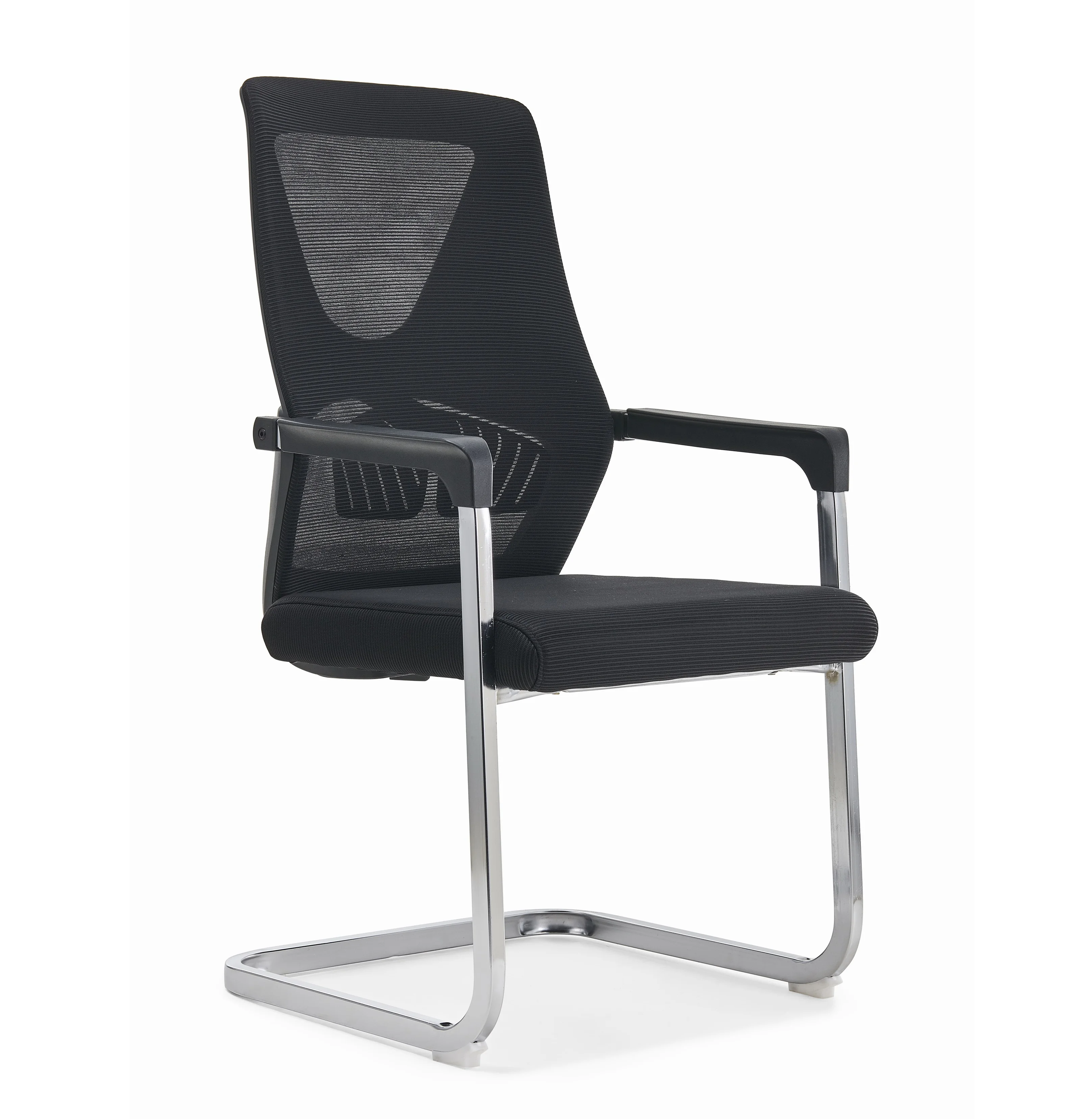 

Cheap price staff conference chair for meeting room stainless steel low back chair waiting chair for guest