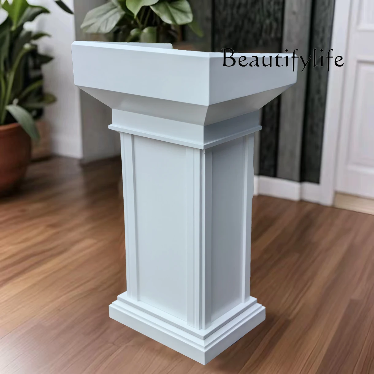 Lecture stand Solid wood Speaker seat Classroom table Simple modern Welcome reception desk Conference information desk