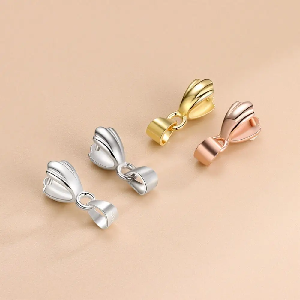 925スターリングシルバーペンダントクラスプ、ネックレスクラスプ、ブレスレットフック、DIYアクセサリー、パーツ、3個