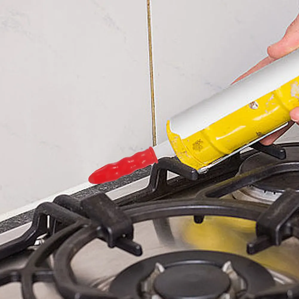 

6 шт. колпачки для экономии герметика, прочные резиновые уплотнительные крышки для трубок, простые в использовании крышки для герметика, герметичные крышки для герметичных трубок