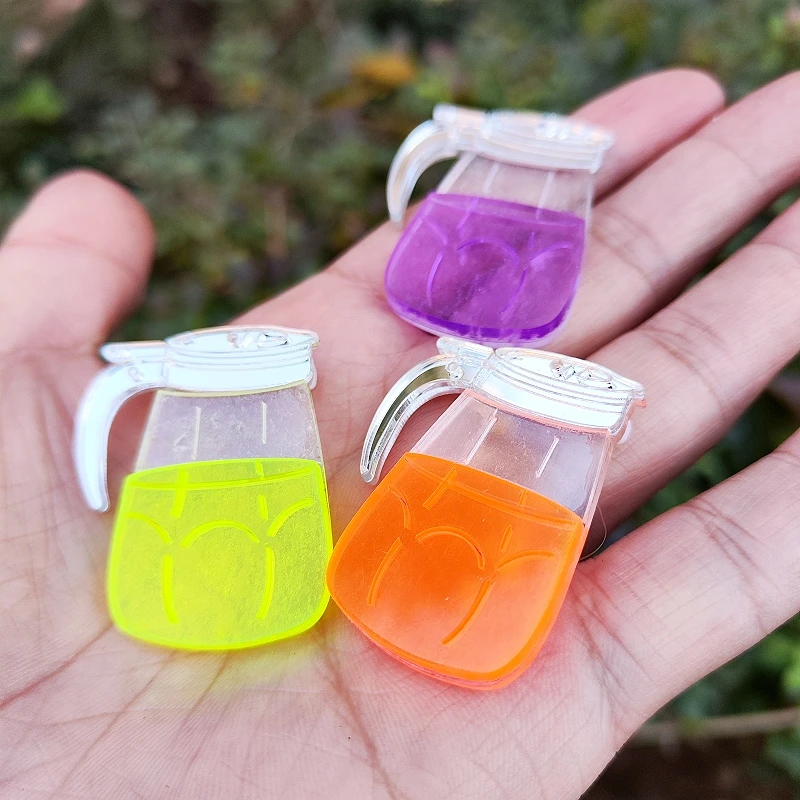 KUGUYS 3 ألوان الصيف عصير دبابيس للنساء مجوهرات لطيف المشروبات الباردة دبابيس الاكريليك مجوهرات المصنع مباشرة اكسسوارات #2