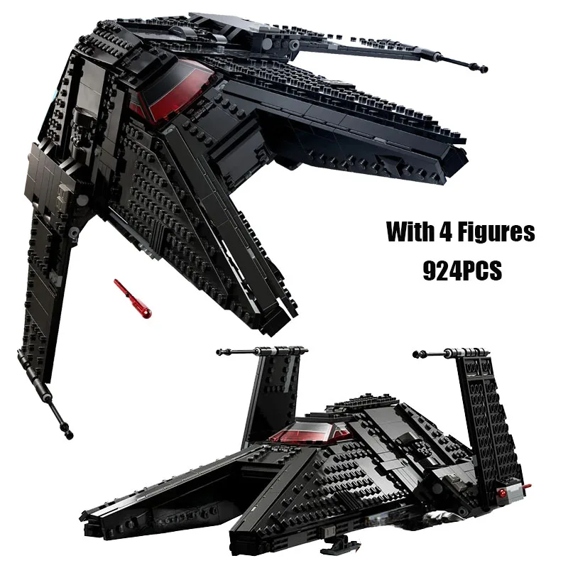 924PCS Space War Inquisitor Transport Scythe Bausteine 4 Minifiguren Bau Ziegel Spielzeug Geschenk