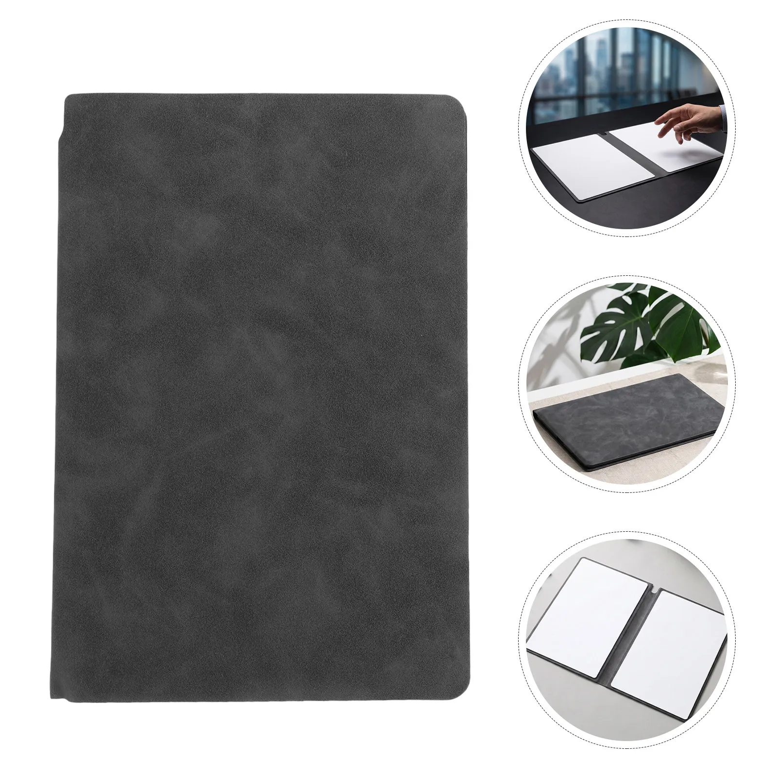 2Sets A5 Dry Erase Notebook Whiteboard Portable Reusable Office Planner Board Writable Note Pad Erasable Notebook