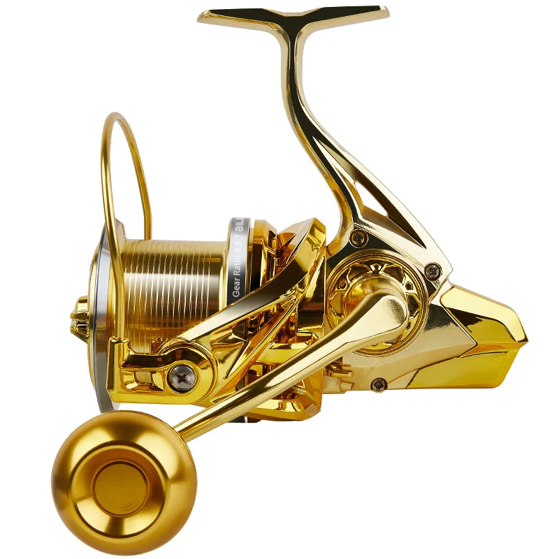 

All-metal spinning wheel with no gap screw-in swingarm sea fishing long throw wheel GLK special fishing wheel