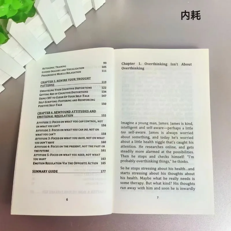 과민해하지 마세요: 정신적 내부 마찰을 멈추는 23가지 방법. 영어책, 영어버전, 논리책