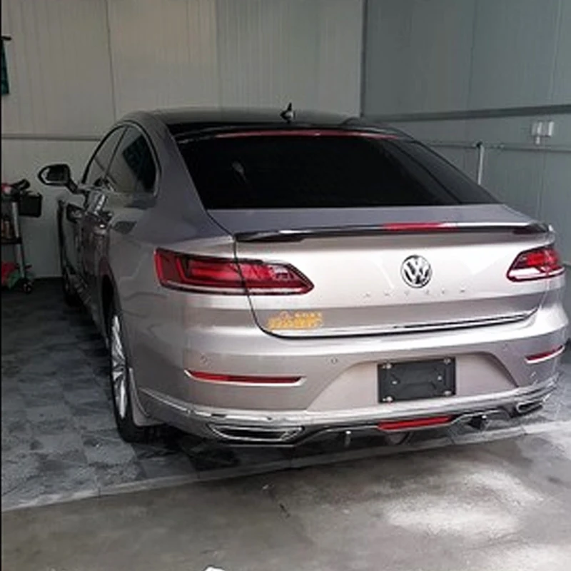 For 2019 Volkswagen New CC Arteon Spoiler High Quality ABS Material Primer Color Dar Tail Wing Decoration Rear Trunk Spoiler